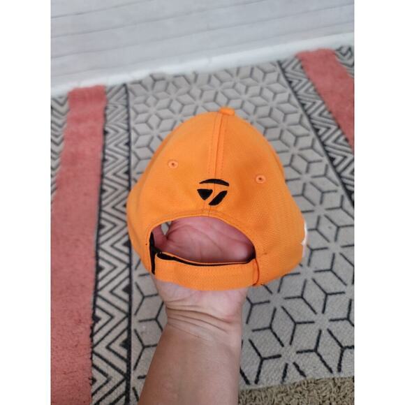 TaylorMade M1 PSi Adjustable Hat in Bright Orange, One Size Fits All - Picture 4 of 9